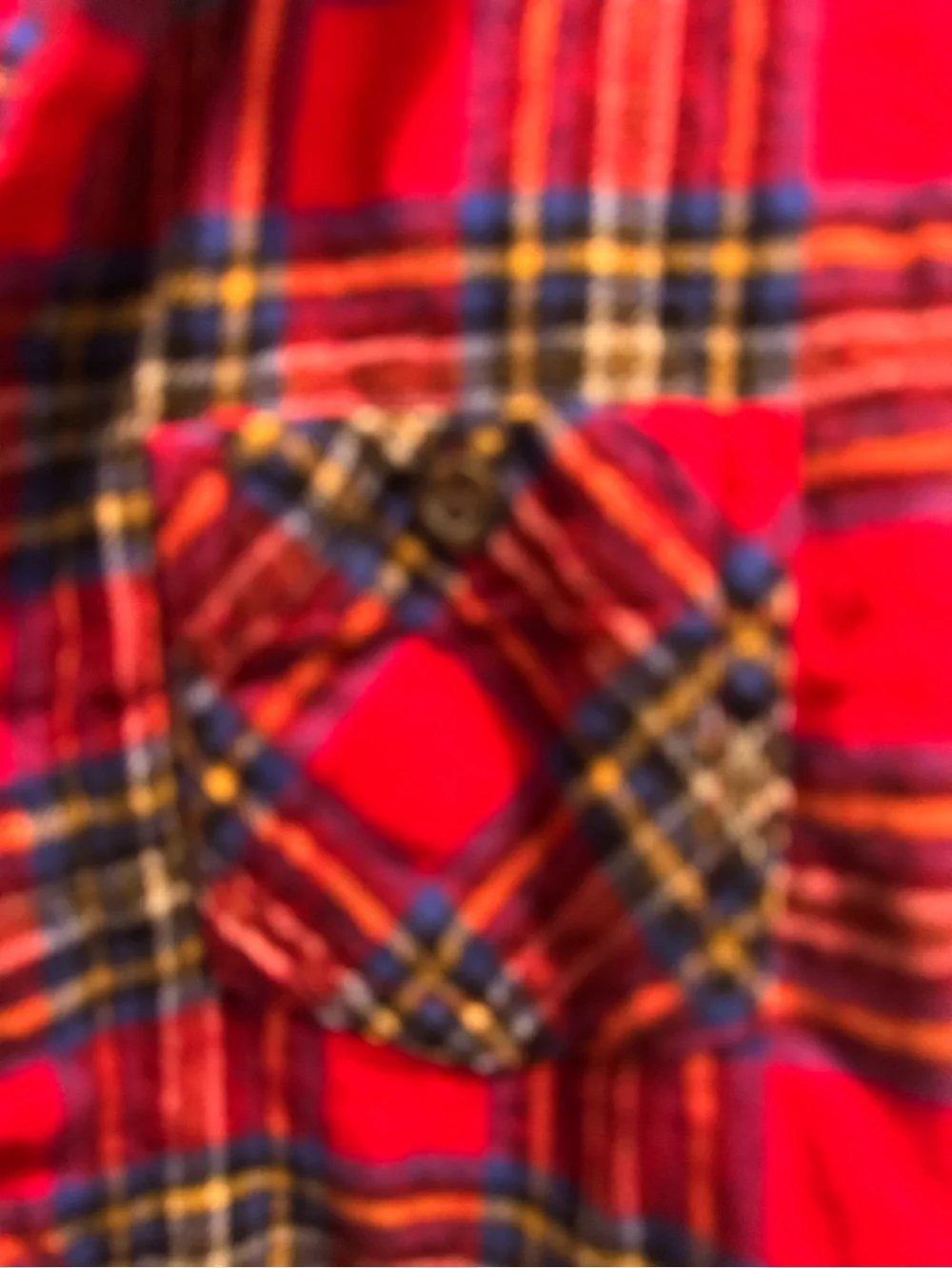Boys/Kids Red Plaid Flannel Shirt Jacket - Wonder Nation 6/7 Back to School